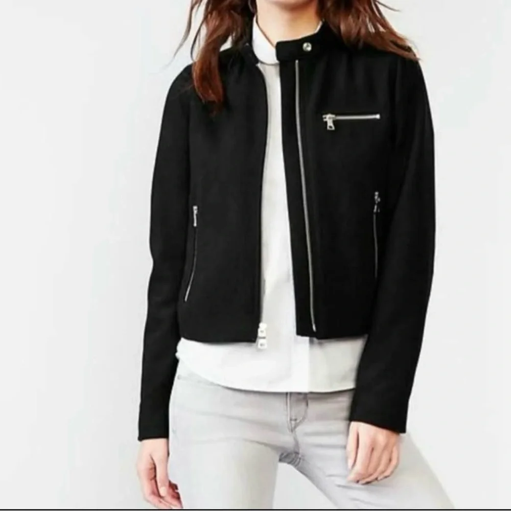 Guess Wool Biker Jacket SZ M‎ Tall